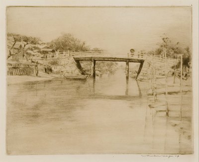 En rolig vandvej, Japan af Mortimer Ludington Menpes